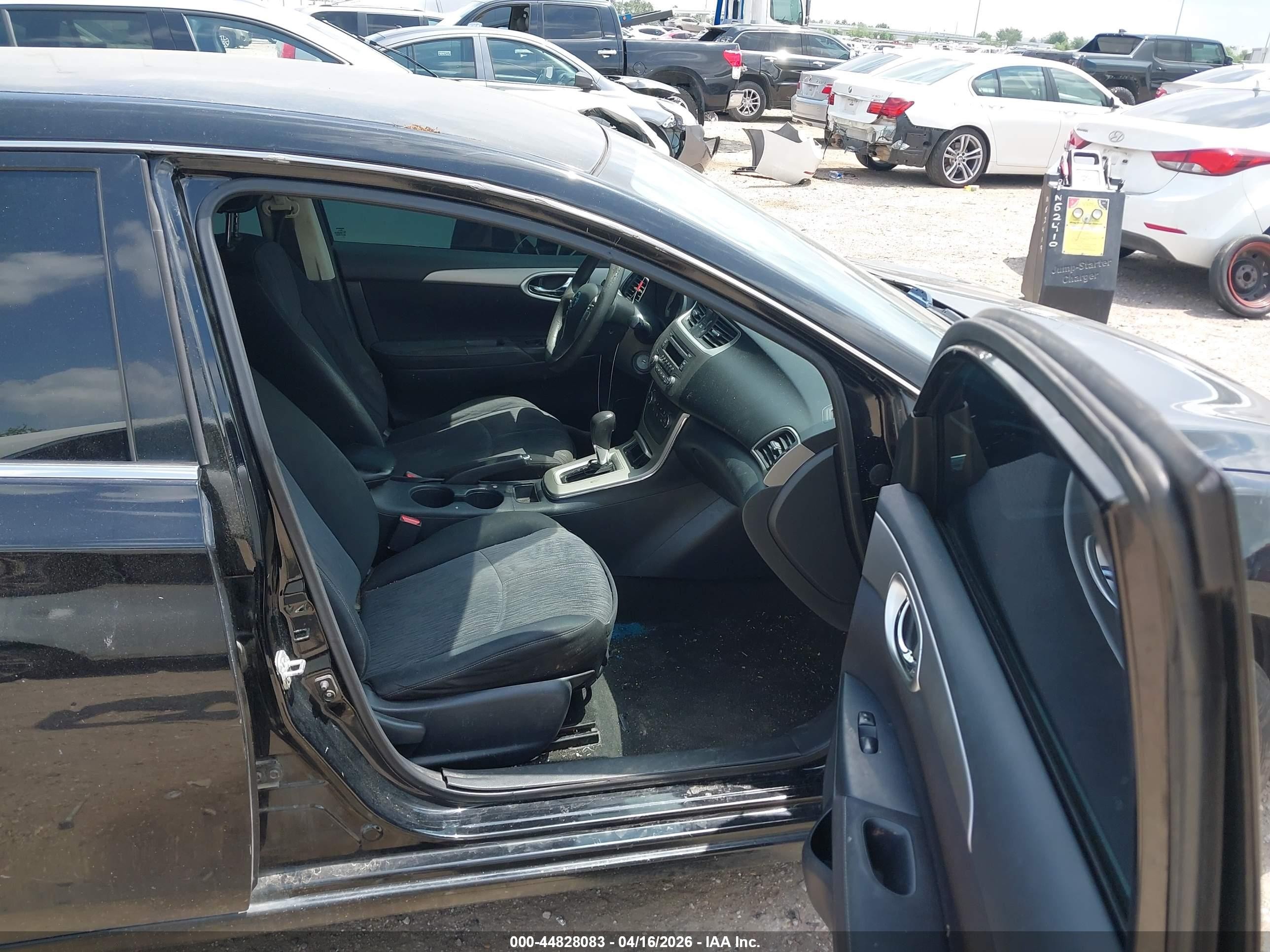 2014 Nissan Sentra Fe+ S/fe+ Sv/s/sl/sr/sv Black vin: 3N1AB7AP2EY238418