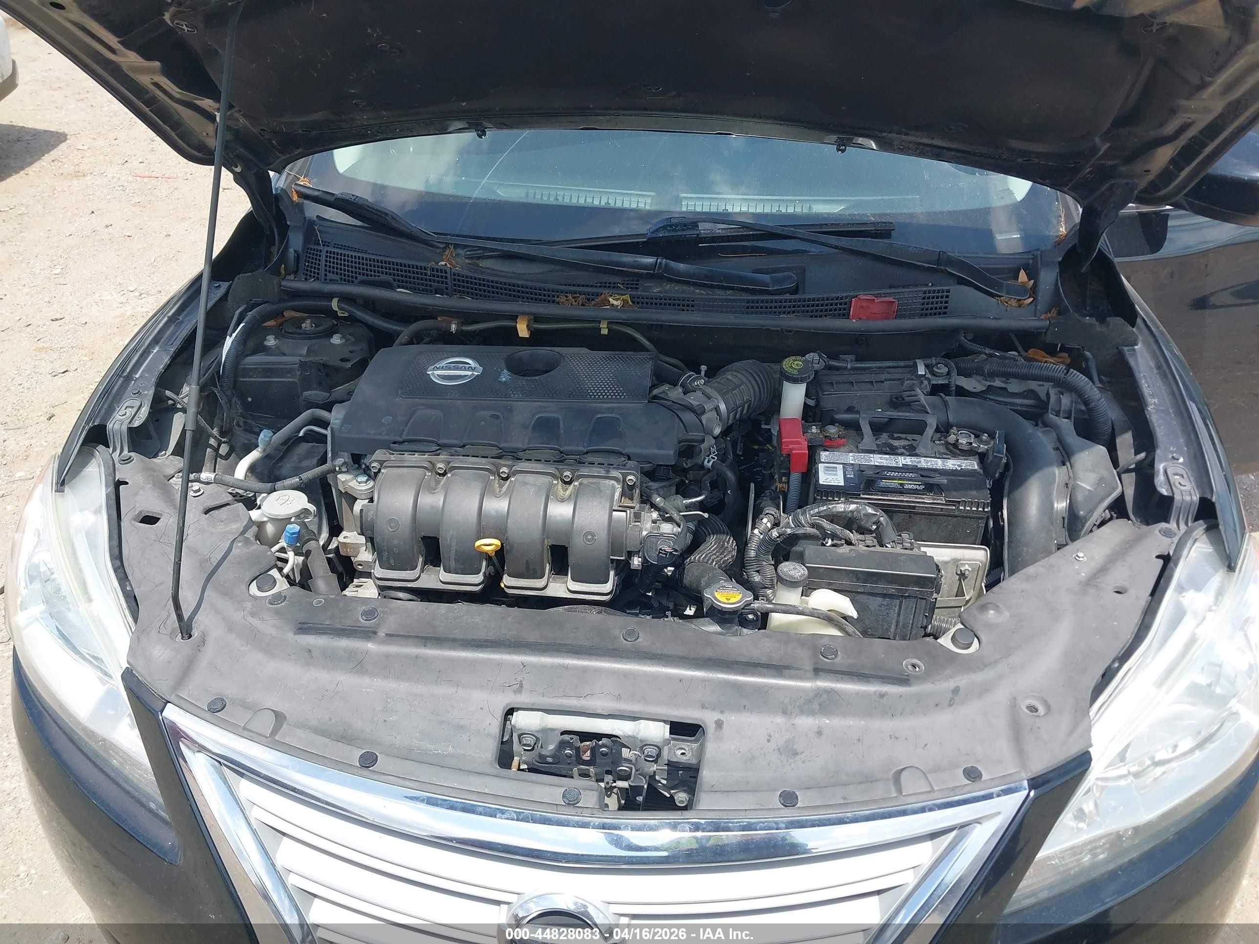 2014 Nissan Sentra Fe+ S/fe+ Sv/s/sl/sr/sv Black vin: 3N1AB7AP2EY238418