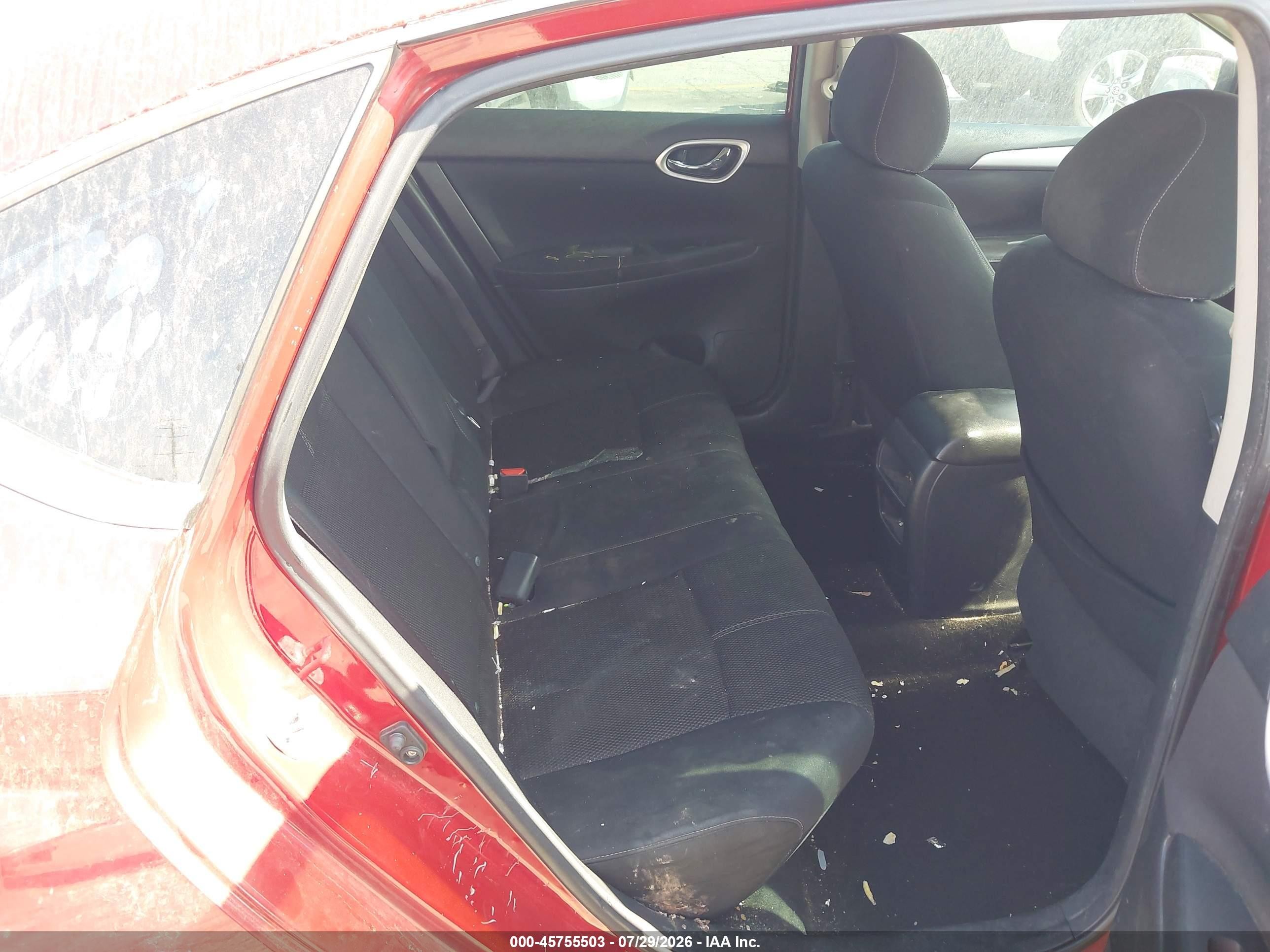 2014 Nissan Sentra Fe+ S/fe+ Sv/s/sl/sr/sv Red vin: 3N1AB7AP2EY242419