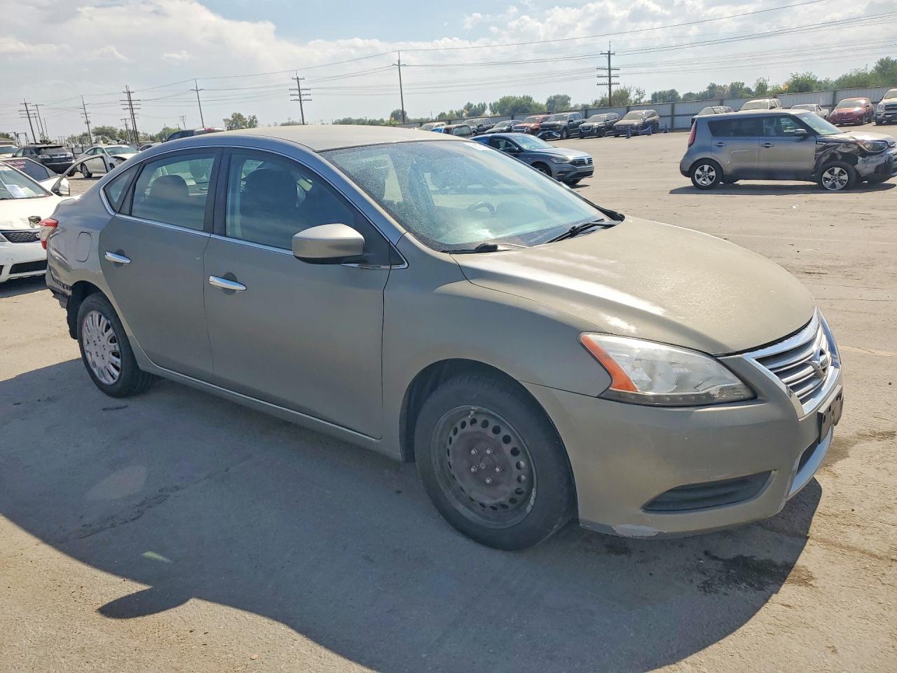 2014 Nissan Sentra S Silver vin: 3N1AB7AP2EY242680