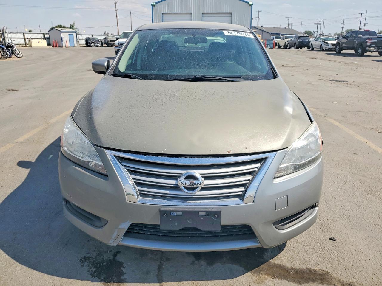 2014 Nissan Sentra S Silver vin: 3N1AB7AP2EY242680