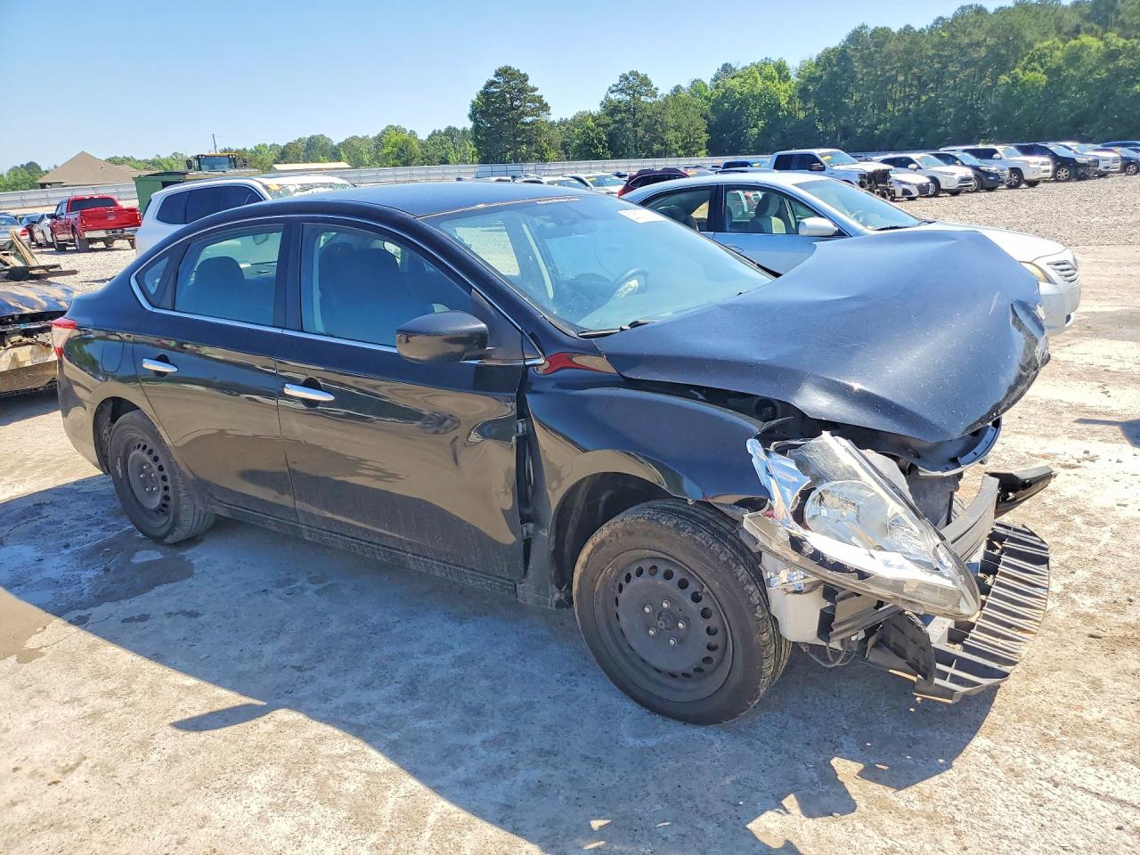 2014 Nissan Sentra S Black vin: 3N1AB7AP2EY246275