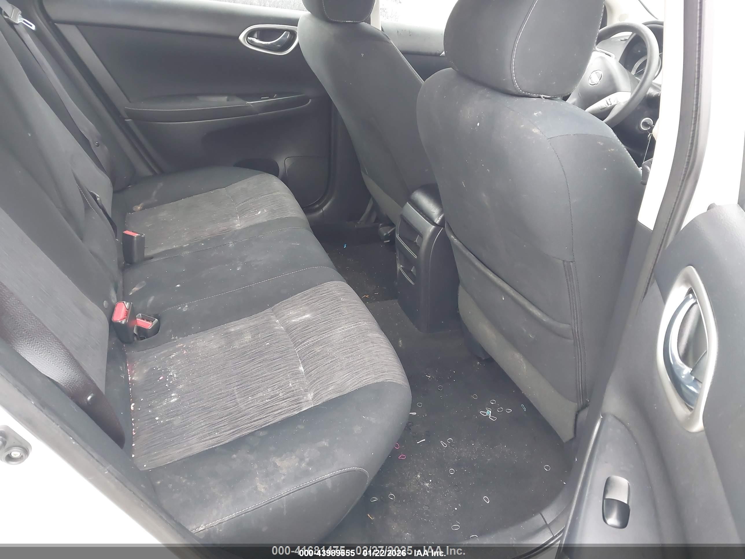2014 Nissan Sentra Fe+ S/fe+ Sv/s/sl/sr/sv White vin: 3N1AB7AP2EY249872