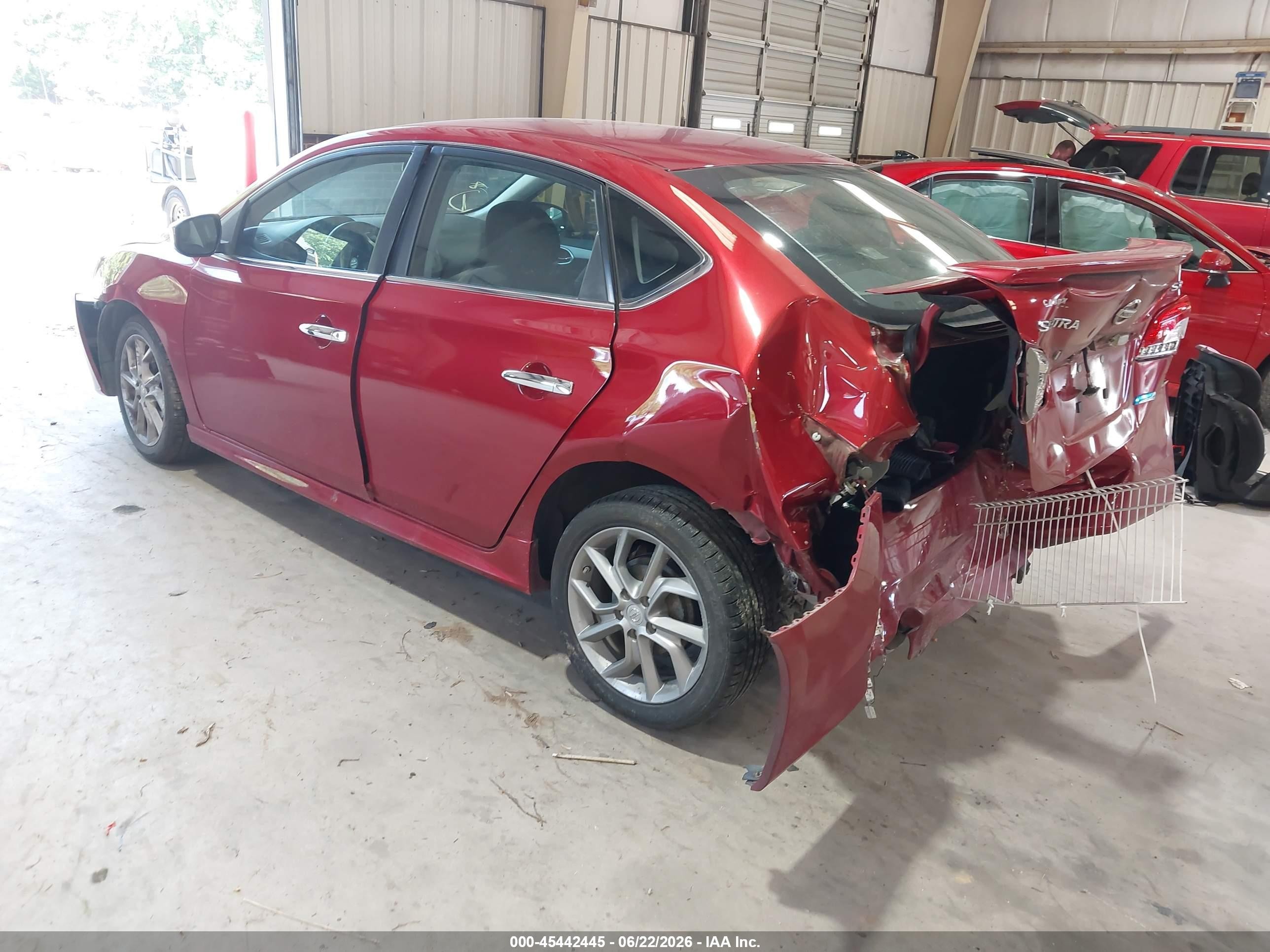 2014 Nissan Sentra Sr Красный vin: 3N1AB7AP2EY254716