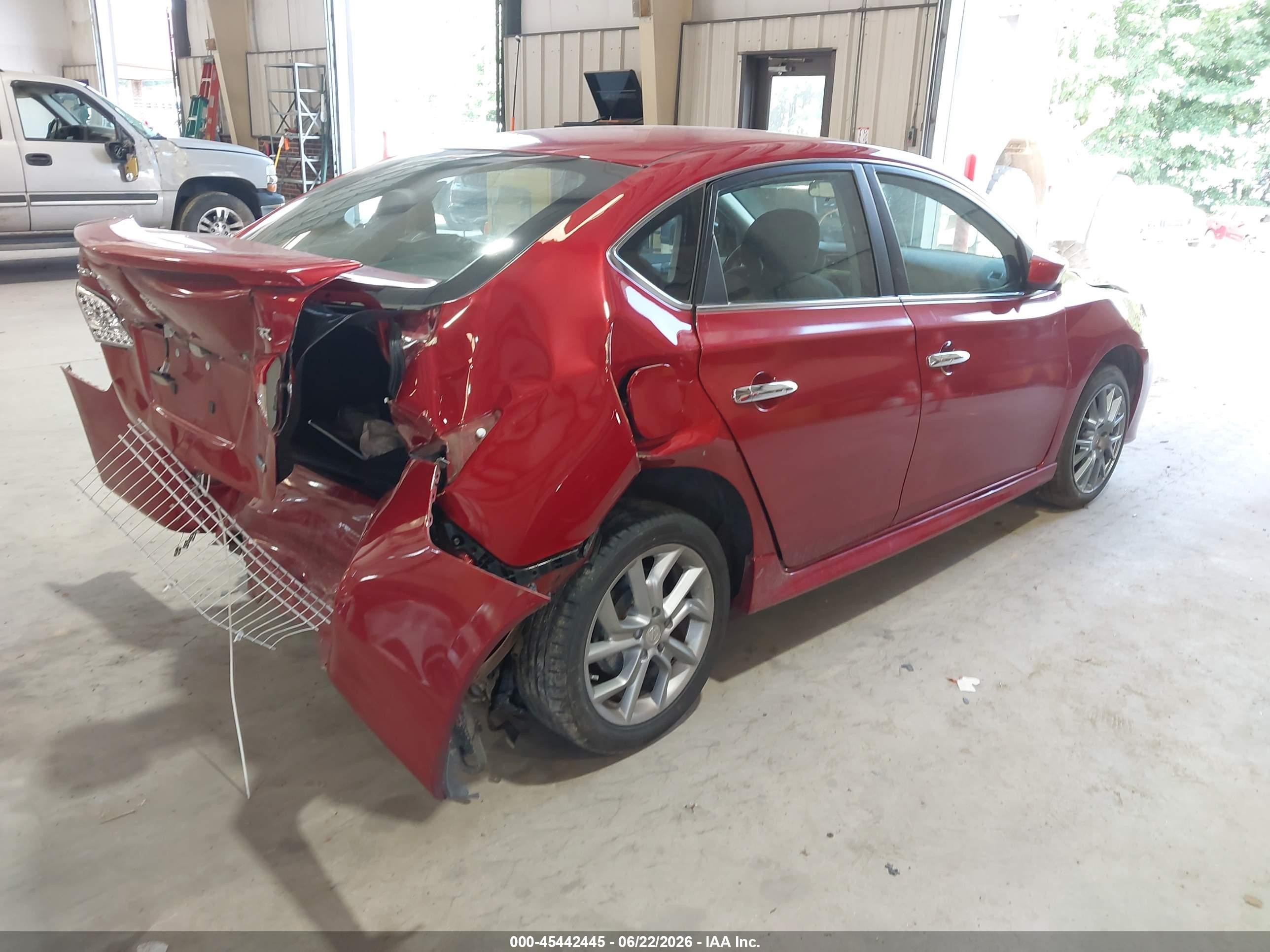 2014 Nissan Sentra Sr Красный vin: 3N1AB7AP2EY254716