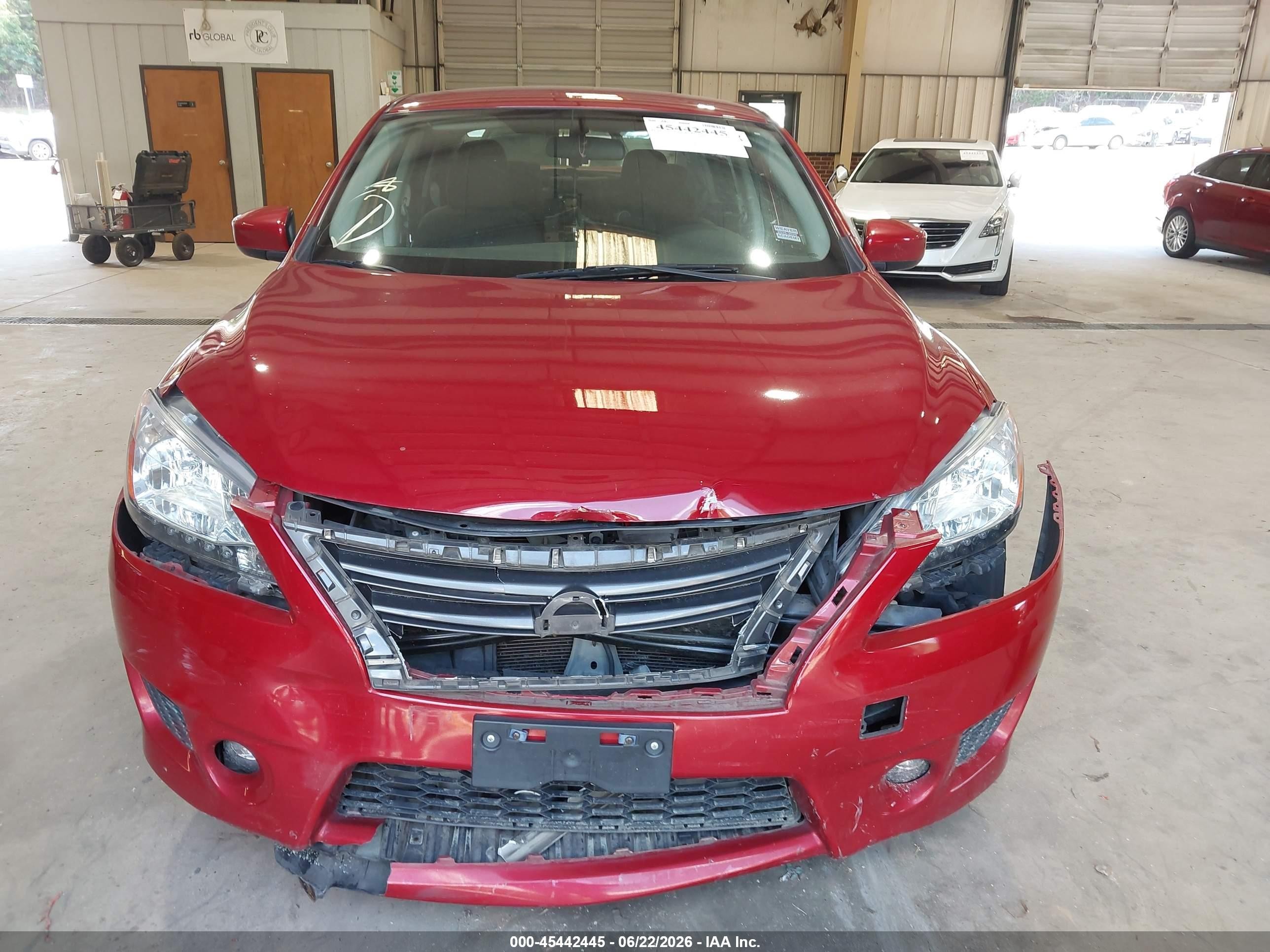 2014 Nissan Sentra Sr Красный vin: 3N1AB7AP2EY254716