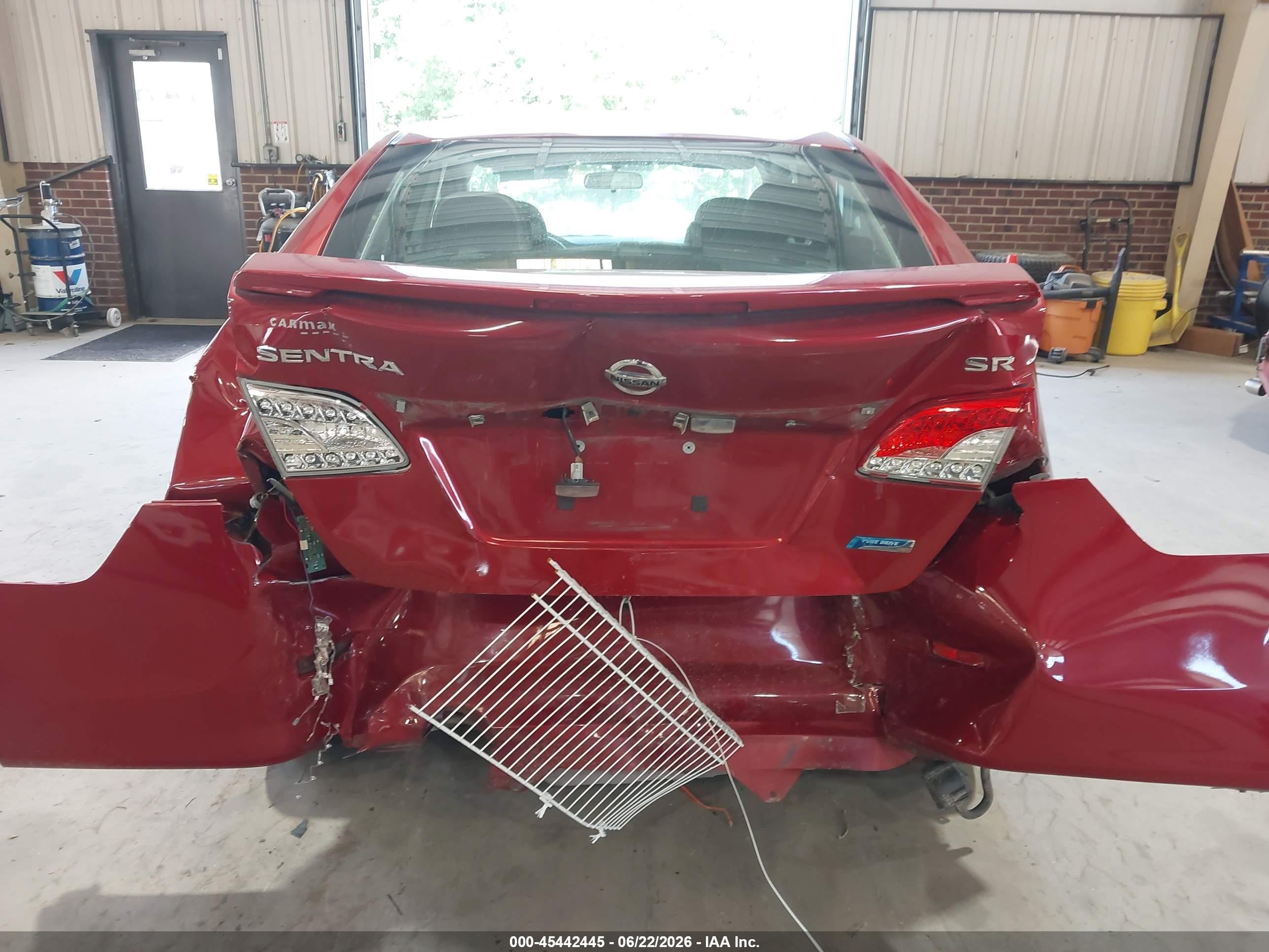 2014 Nissan Sentra Sr Красный vin: 3N1AB7AP2EY254716