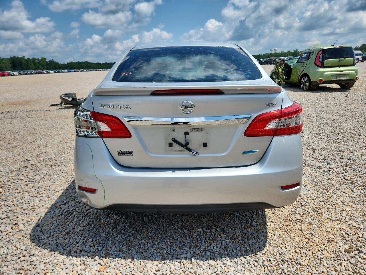 2014 Nissan Sentra Sv Silver vin: 3N1AB7AP2EY256059