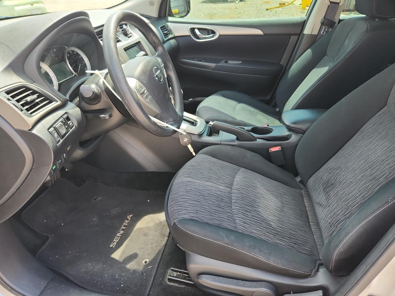 2014 Nissan Sentra Sv Silver vin: 3N1AB7AP2EY256059