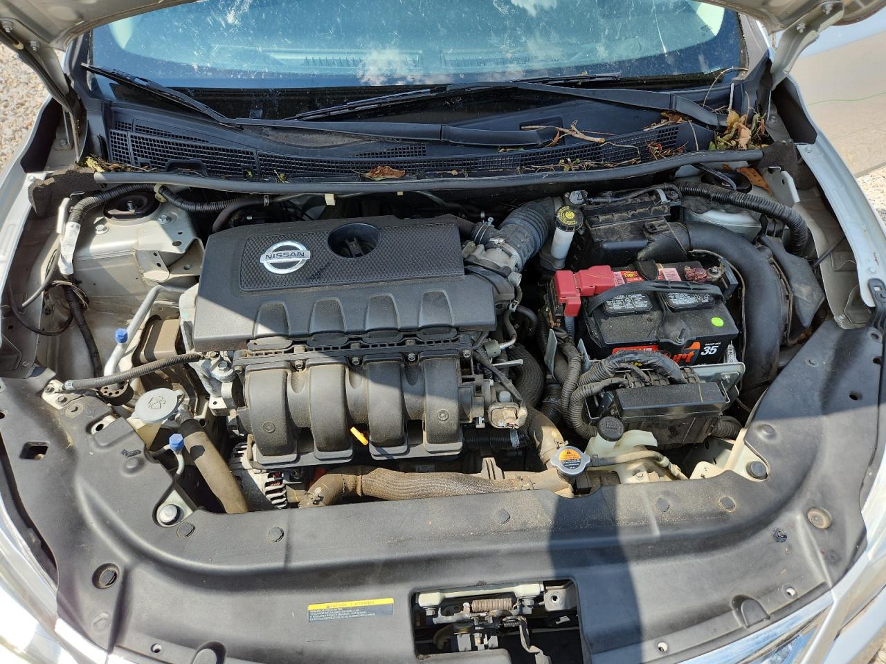 2014 Nissan Sentra Sv Silver vin: 3N1AB7AP2EY256059