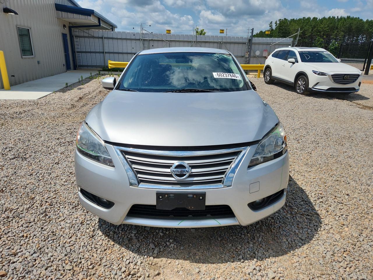 2014 Nissan Sentra Sv Silver vin: 3N1AB7AP2EY256059