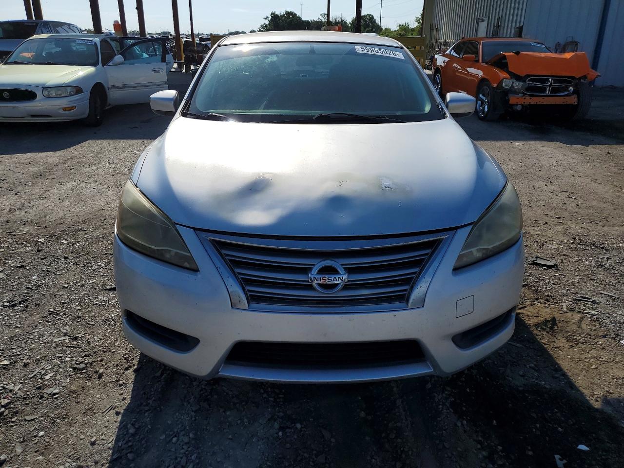 2014 Nissan Sentra Sv Gray vin: 3N1AB7AP2EY258247