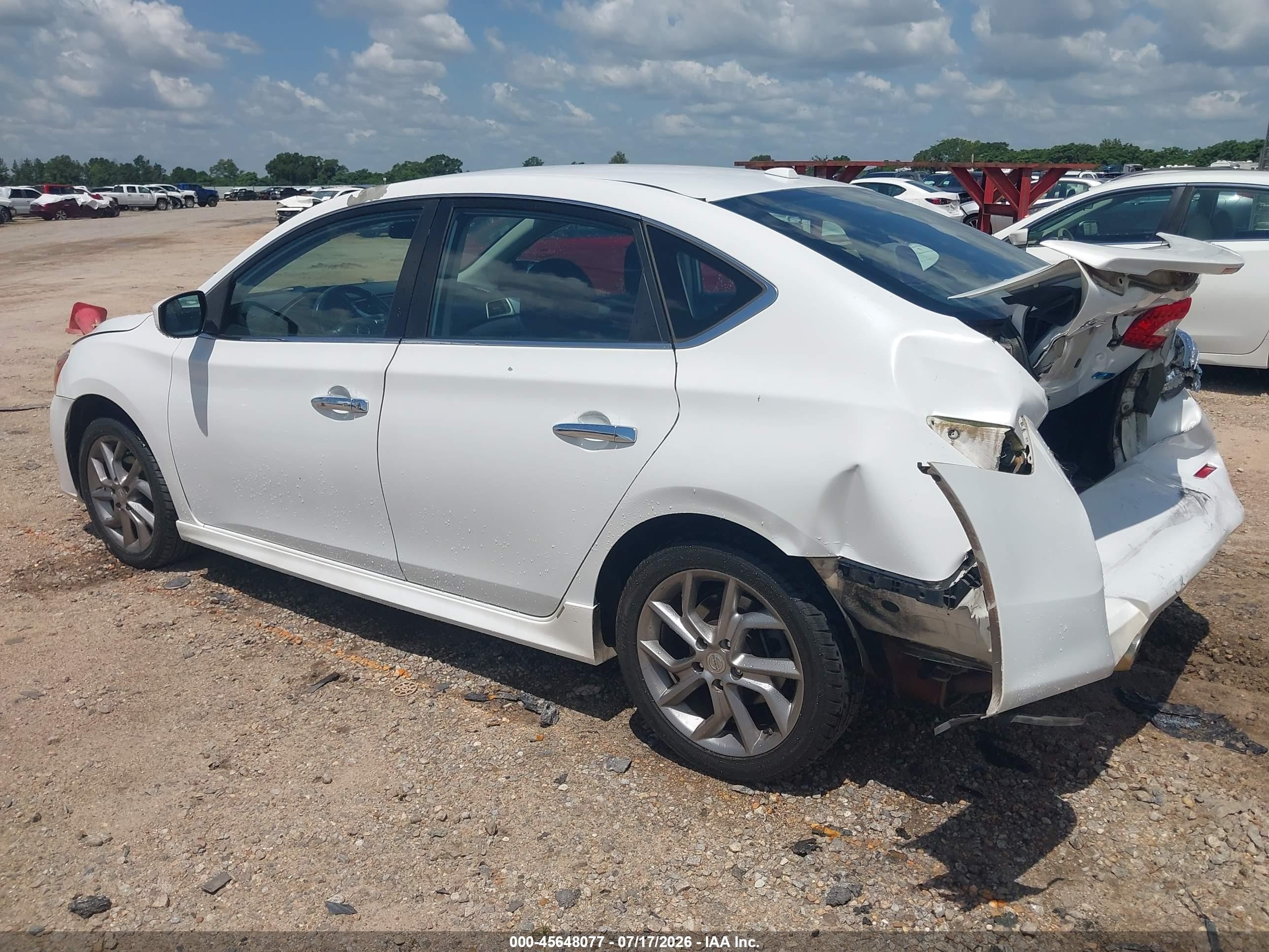 2014 Nissan Sentra Sr White vin: 3N1AB7AP2EY273203