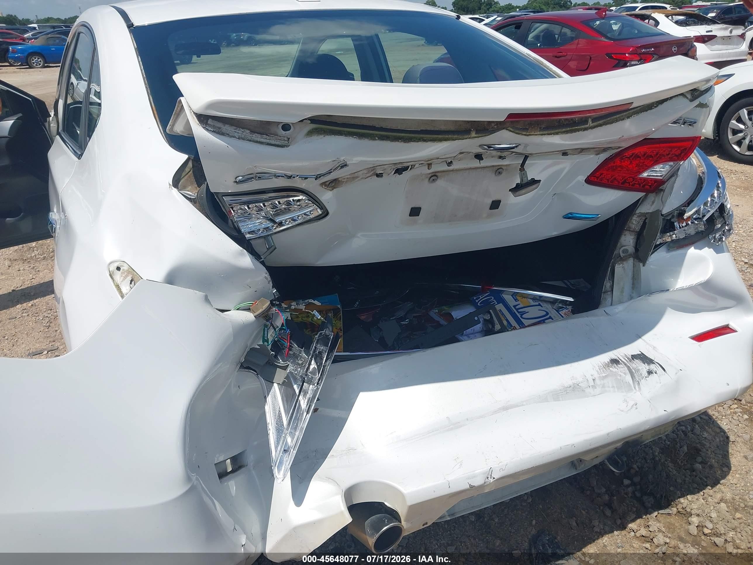 2014 Nissan Sentra Sr White vin: 3N1AB7AP2EY273203