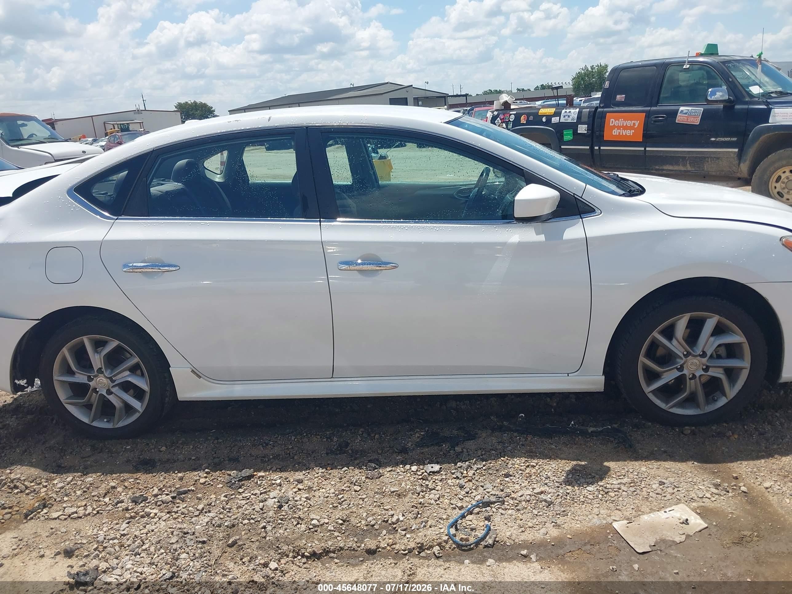 2014 Nissan Sentra Sr White vin: 3N1AB7AP2EY273203