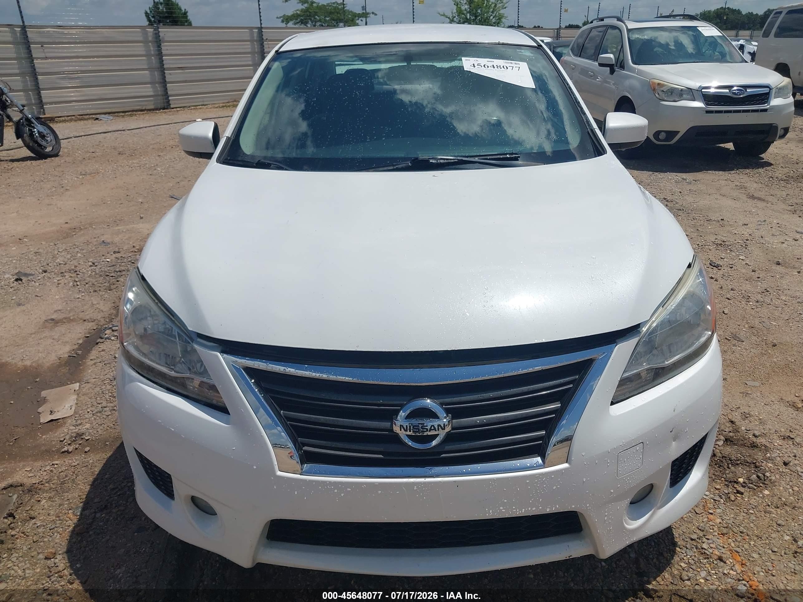 2014 Nissan Sentra Sr White vin: 3N1AB7AP2EY273203