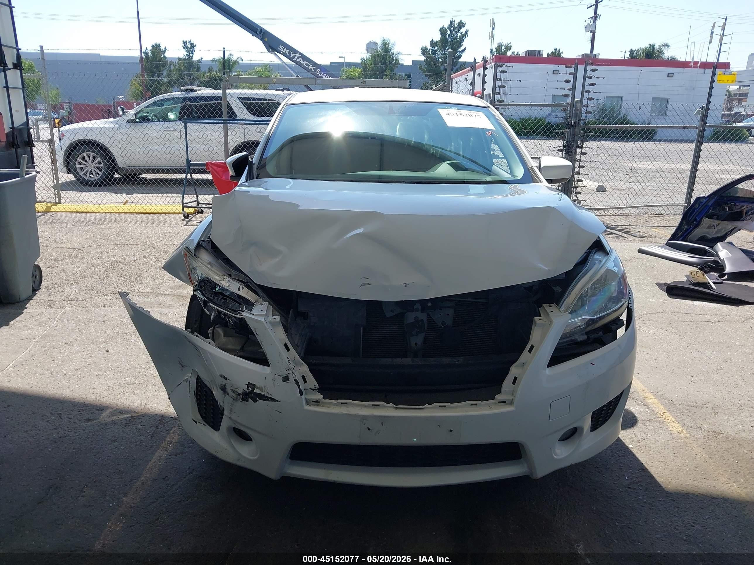 2014 Nissan Sentra Sr White vin: 3N1AB7AP2EY273962