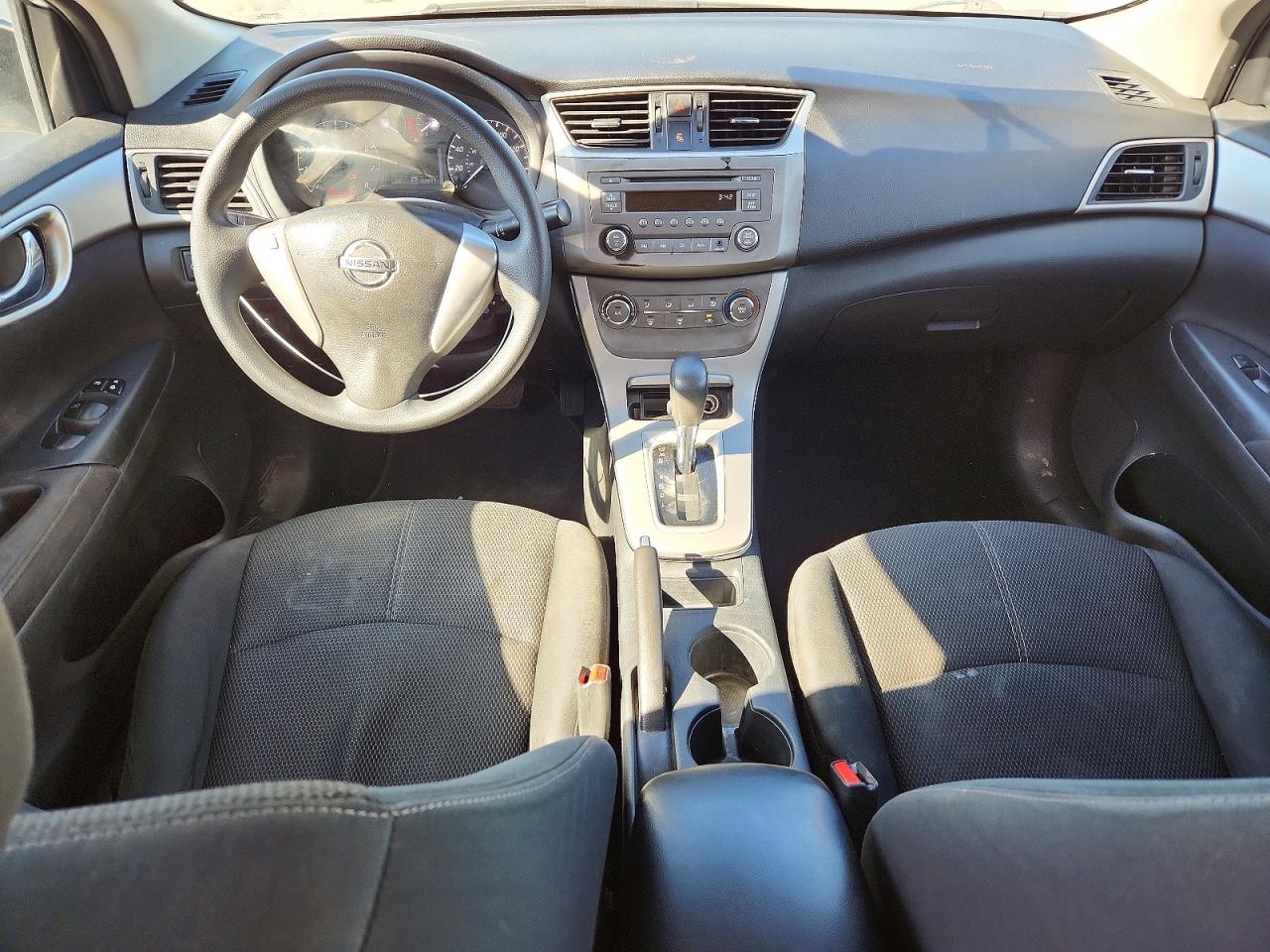 2014 Nissan Sentra S White vin: 3N1AB7AP2EY278630