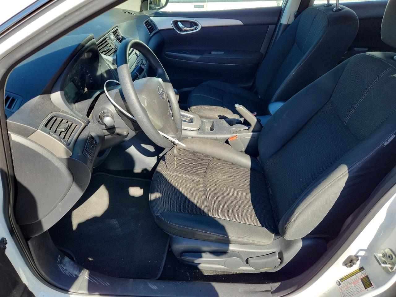 2014 Nissan Sentra S White vin: 3N1AB7AP2EY278630