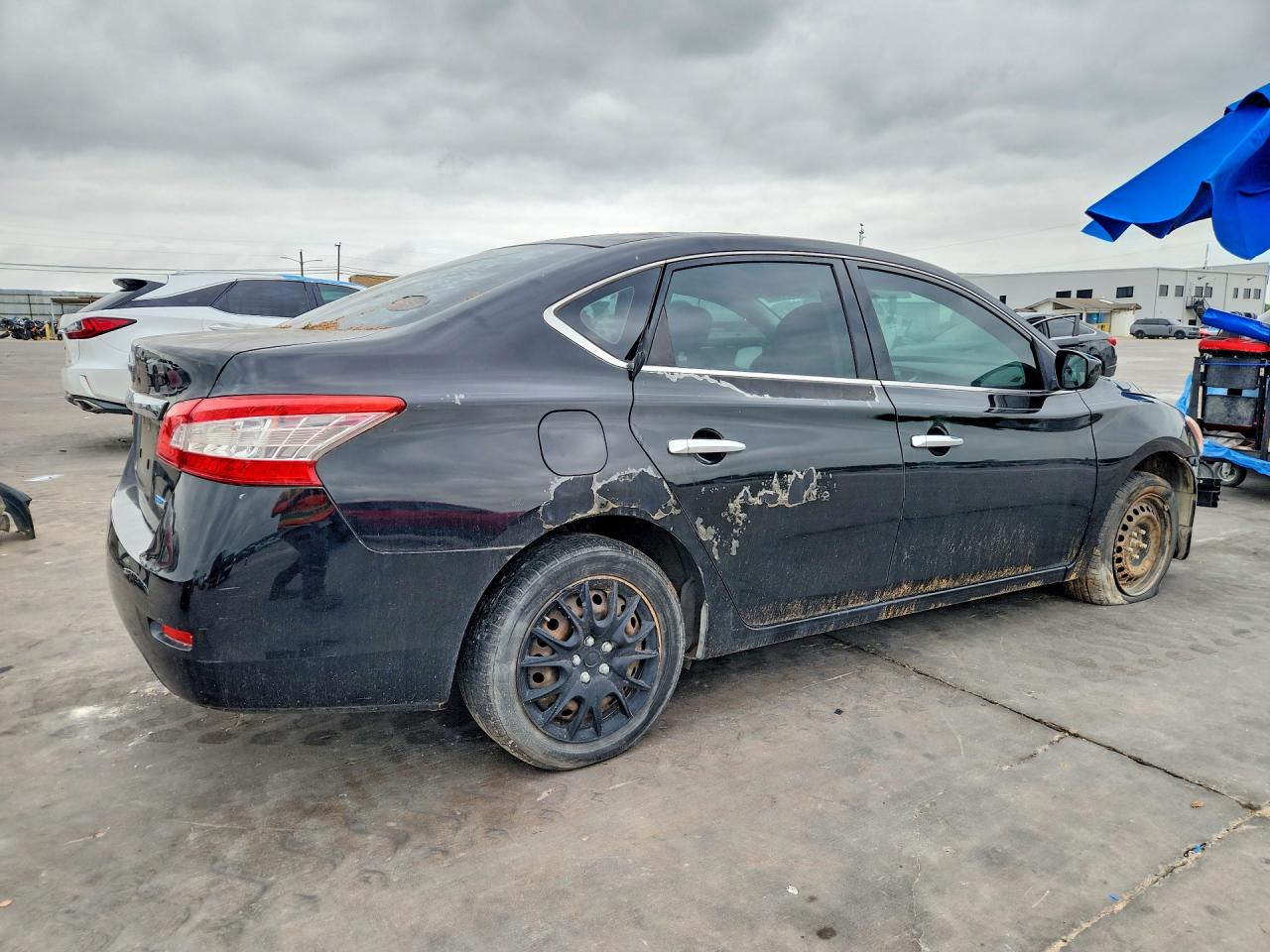 2014 Nissan Sentra S Black vin: 3N1AB7AP2EY283116