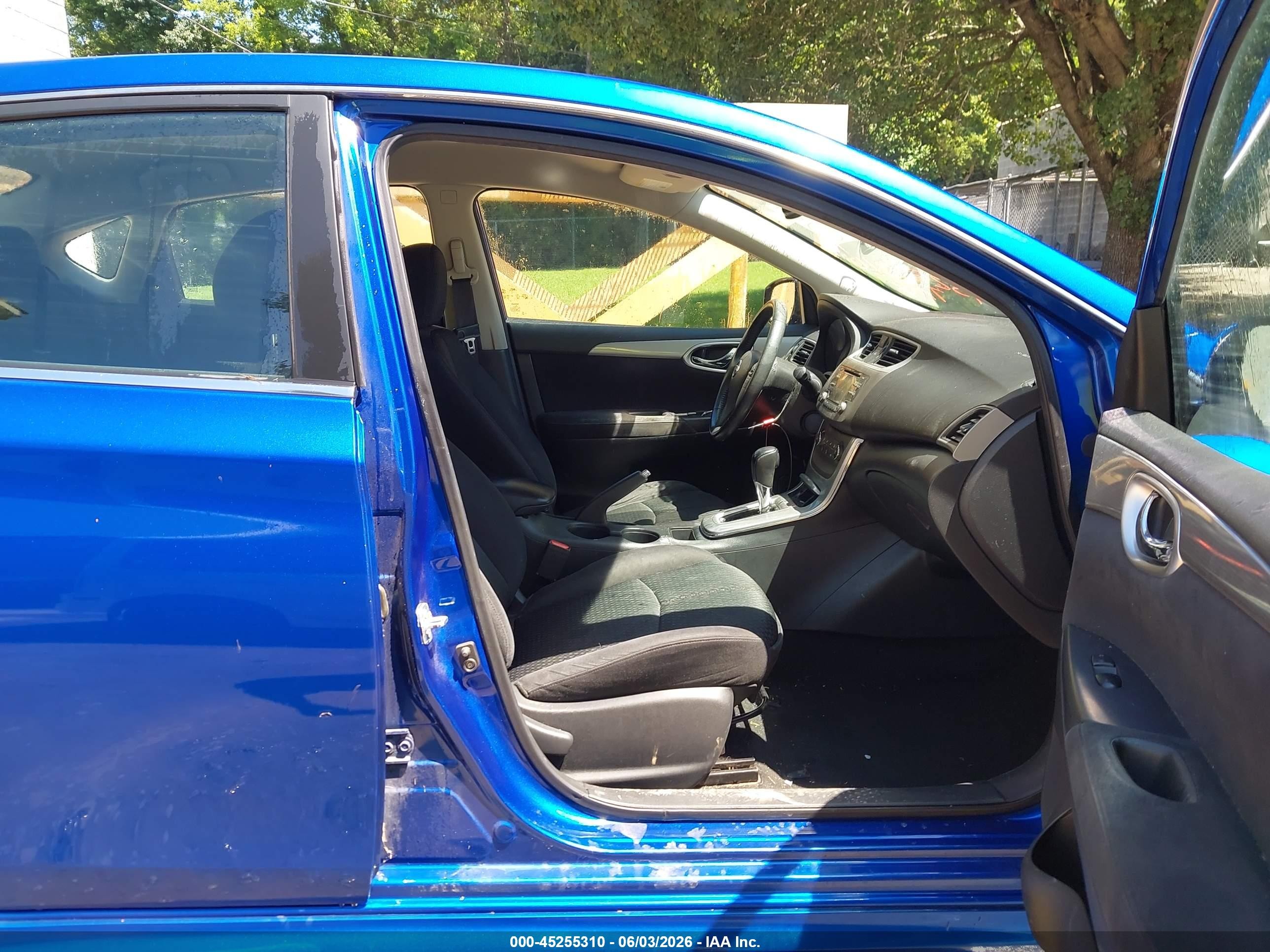 2014 Nissan Sentra Sr Blue vin: 3N1AB7AP2EY286422
