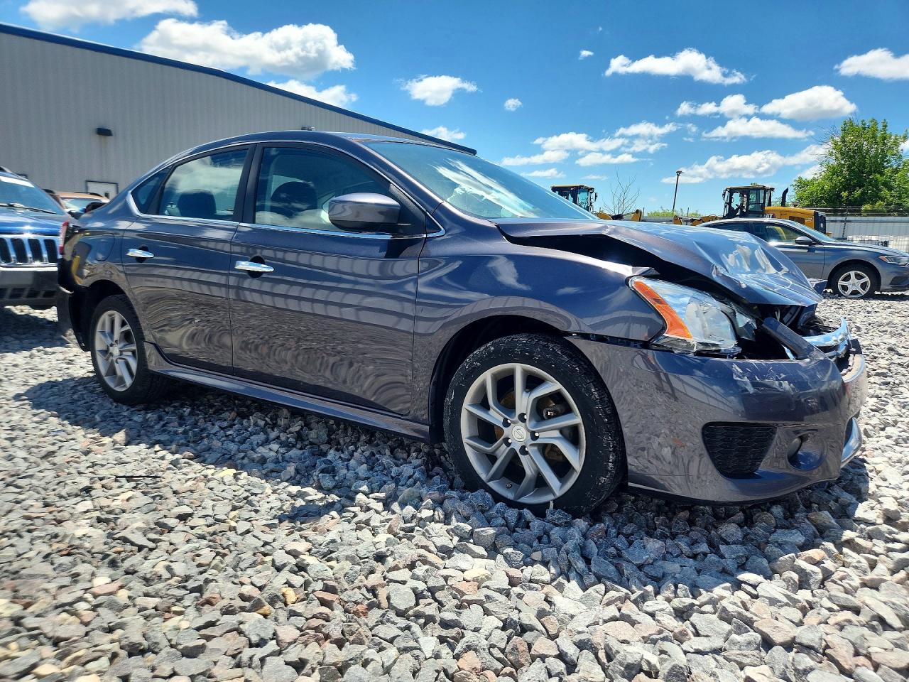 2014 Nissan Sentra Sr Gray vin: 3N1AB7AP2EY288252