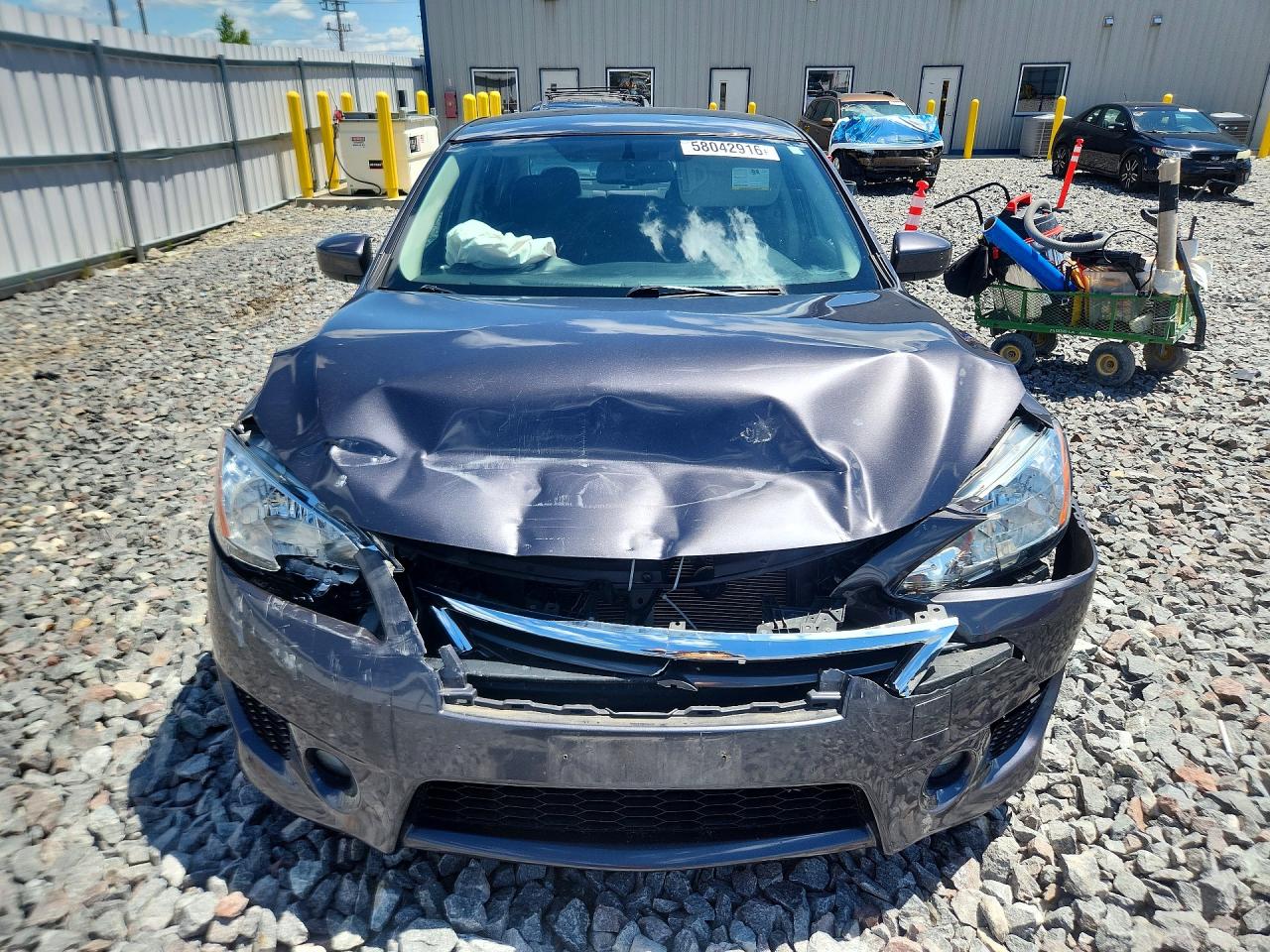 2014 Nissan Sentra Sr Gray vin: 3N1AB7AP2EY288252