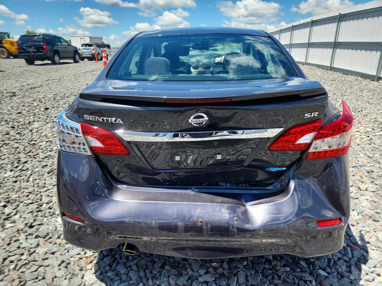 2014 Nissan Sentra Sr Gray vin: 3N1AB7AP2EY288252