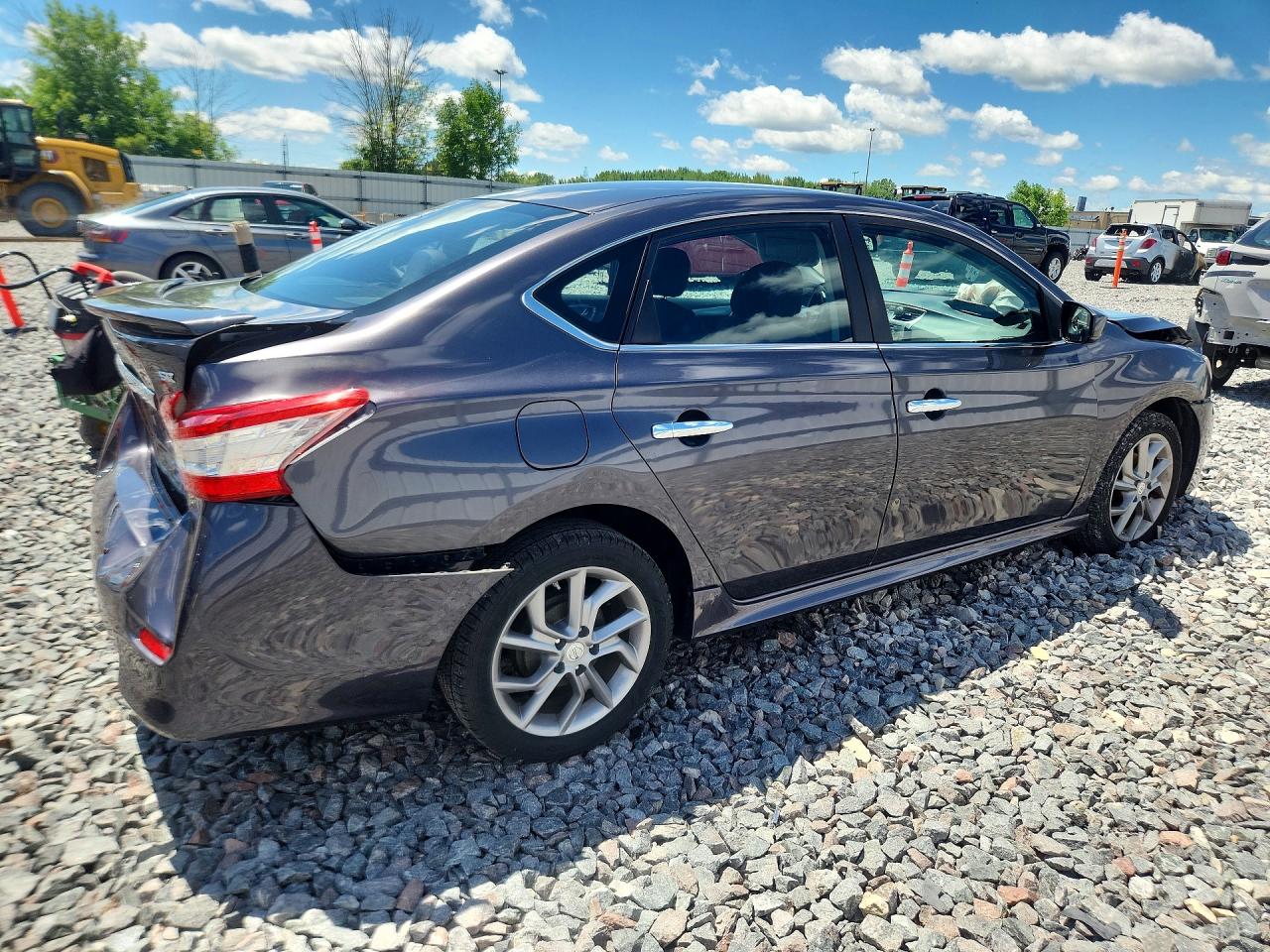 2014 Nissan Sentra Sr Gray vin: 3N1AB7AP2EY288252