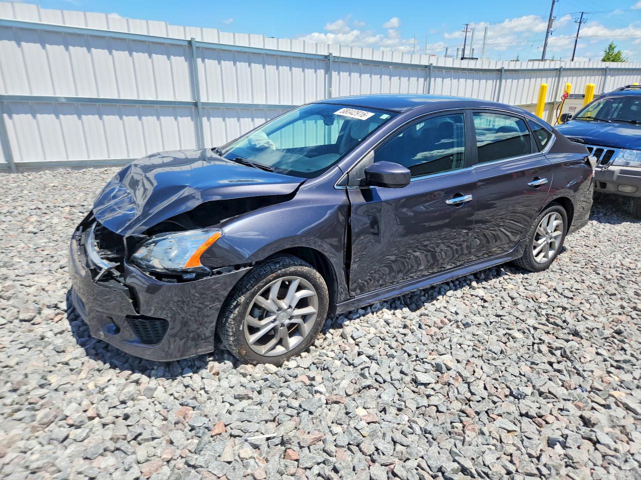 2014 Nissan Sentra Sr Gray vin: 3N1AB7AP2EY288252