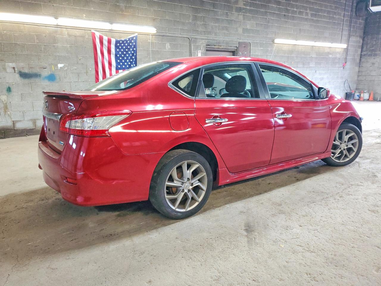 2014 Nissan Sentra Sr Red vin: 3N1AB7AP2EY291605