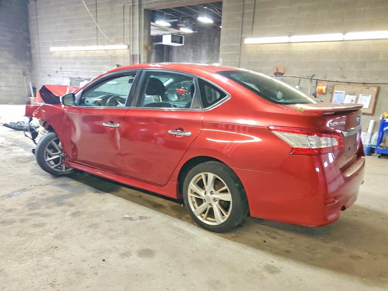 2014 Nissan Sentra Sr Red vin: 3N1AB7AP2EY291605