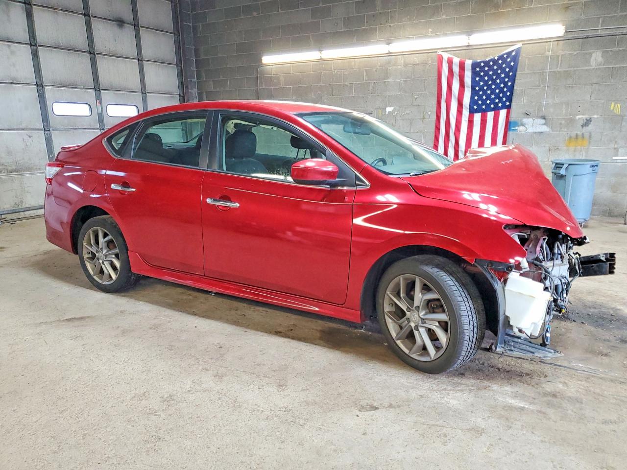 2014 Nissan Sentra Sr Red vin: 3N1AB7AP2EY291605