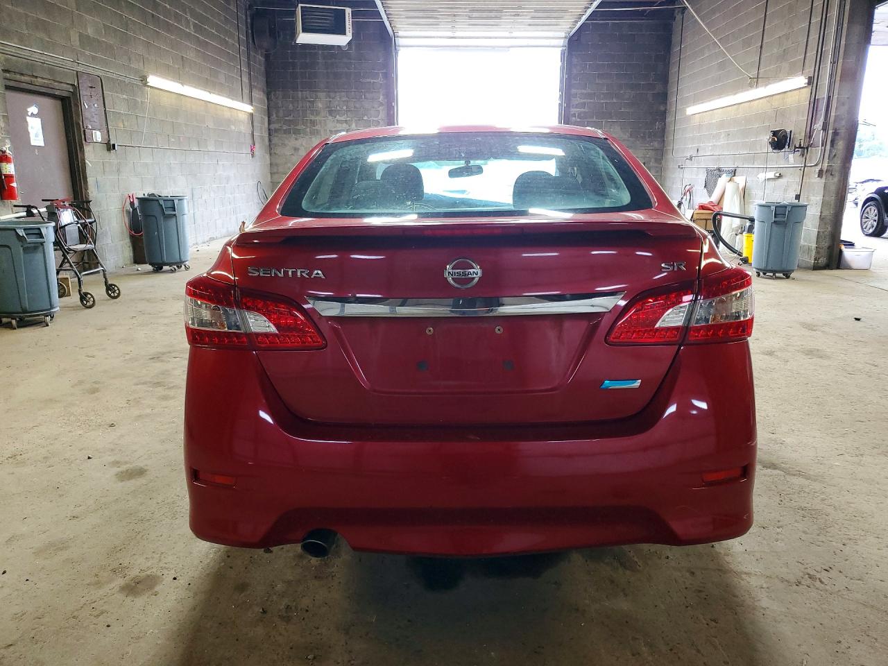 2014 Nissan Sentra Sr Red vin: 3N1AB7AP2EY291605