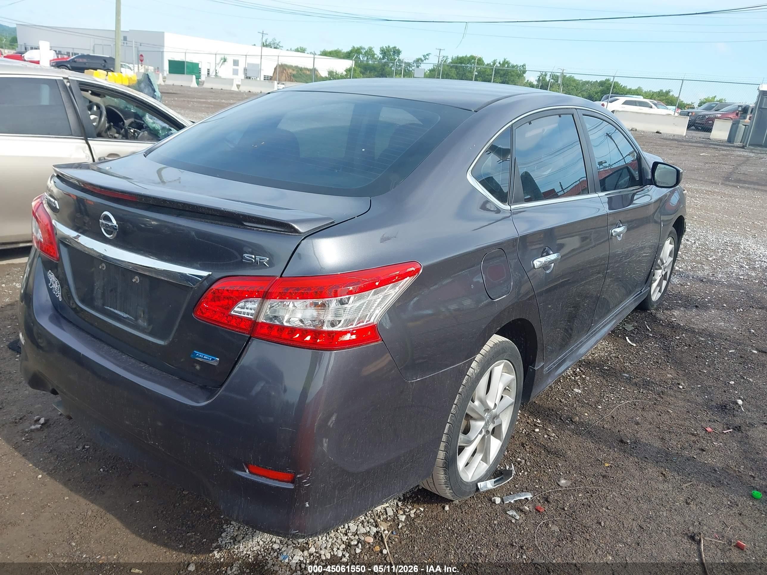 2014 Nissan Sentra Sr Gray vin: 3N1AB7AP2EY292835