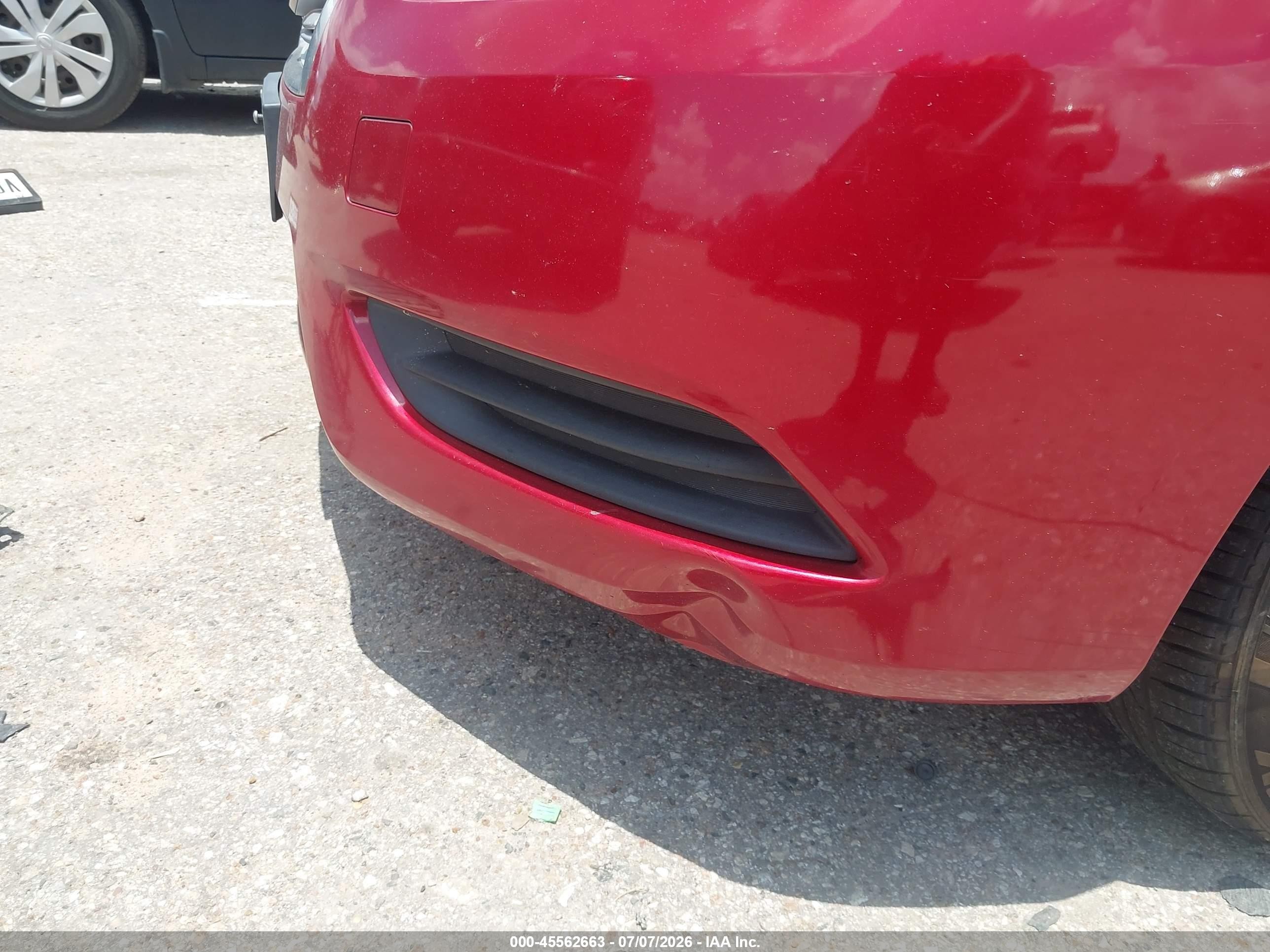 2014 Nissan Sentra Sv Red vin: 3N1AB7AP2EY294035