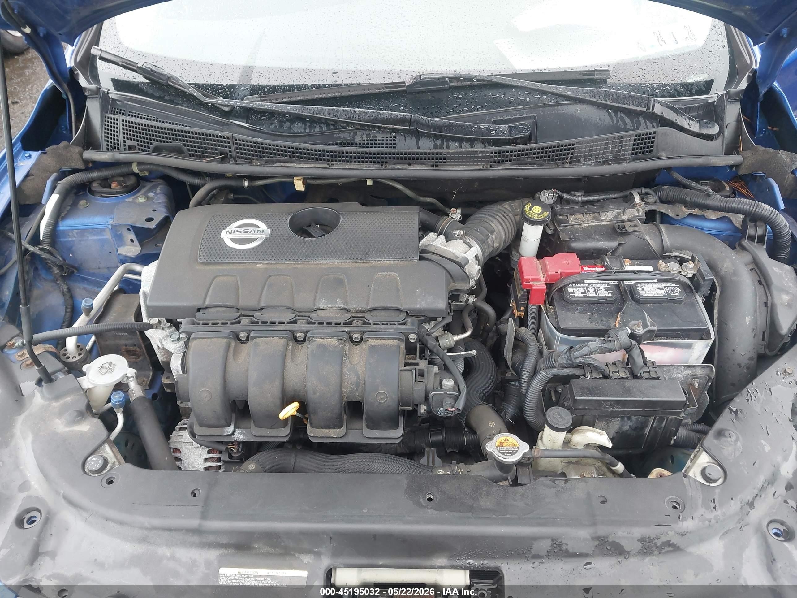 2014 Nissan Sentra Sr Blue vin: 3N1AB7AP2EY300612