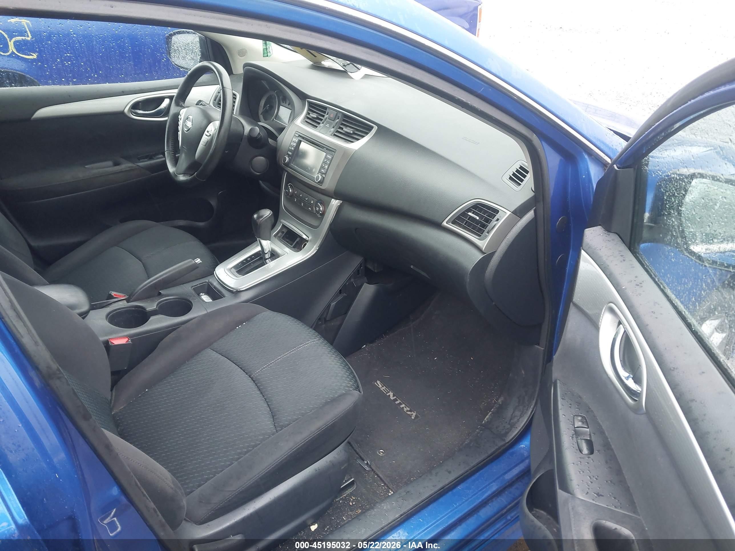 2014 Nissan Sentra Sr Blue vin: 3N1AB7AP2EY300612