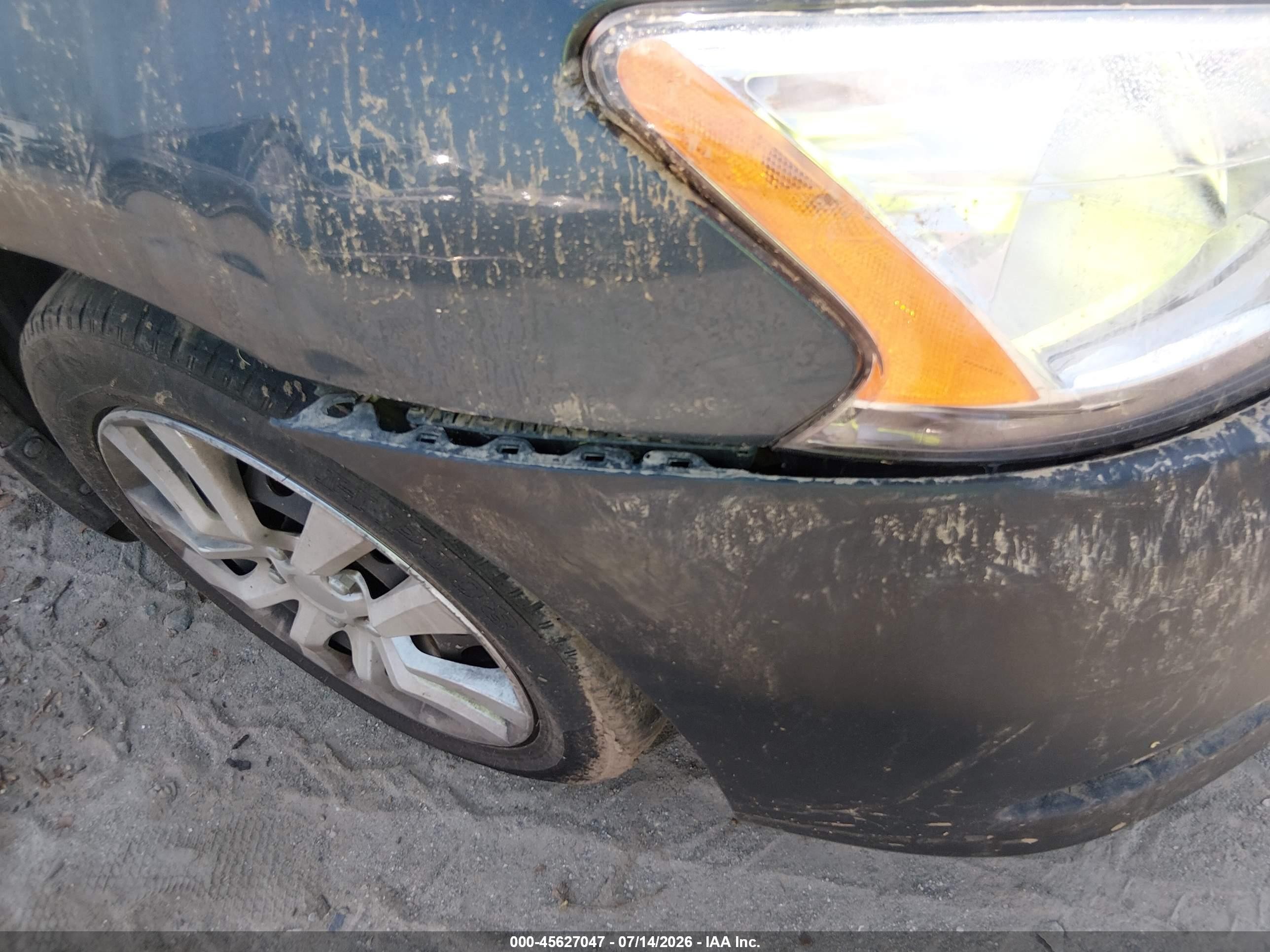 2014 Nissan Sentra Sv Синий vin: 3N1AB7AP2EY305860