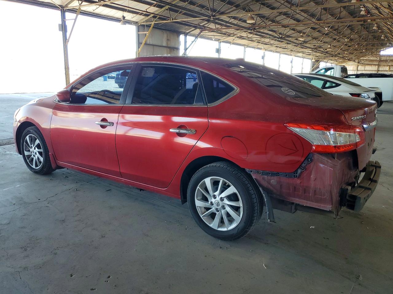 2014 Nissan Sentra Sv Red vin: 3N1AB7AP2EY316180