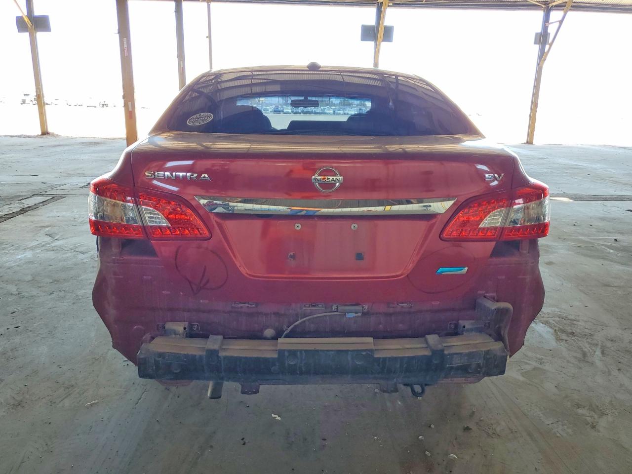 2014 Nissan Sentra Sv Red vin: 3N1AB7AP2EY316180
