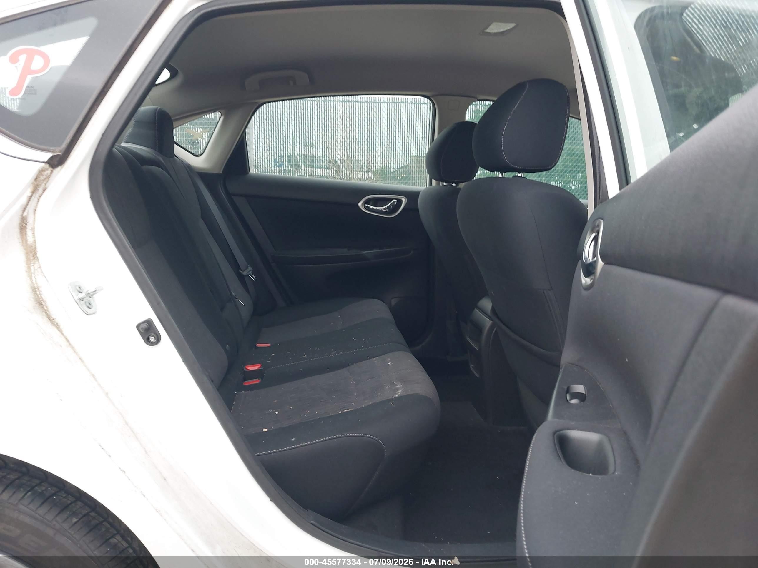 2014 Nissan Sentra Sv White vin: 3N1AB7AP2EY316308