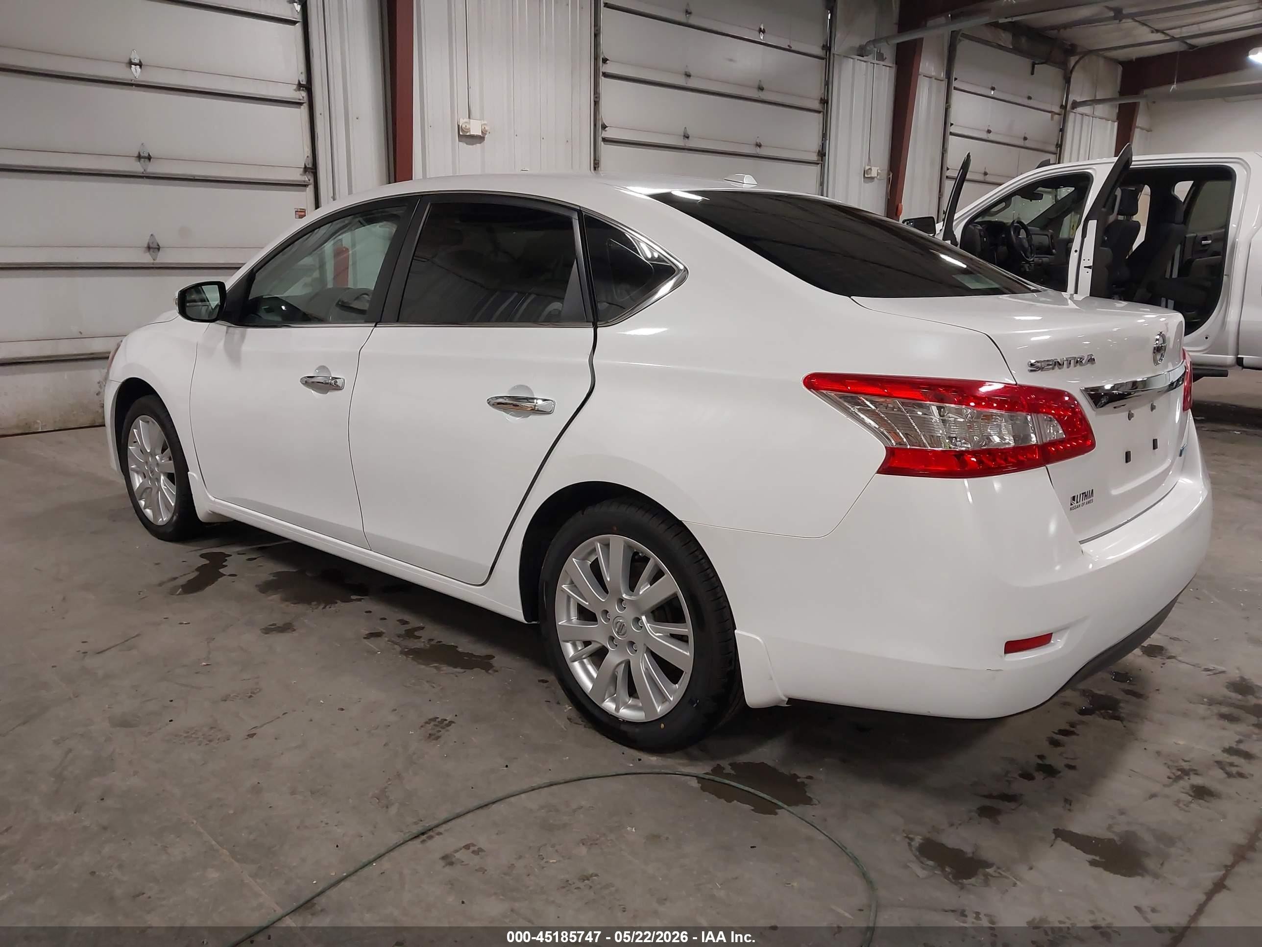 2014 Nissan Sentra Sl White vin: 3N1AB7AP2EY318060