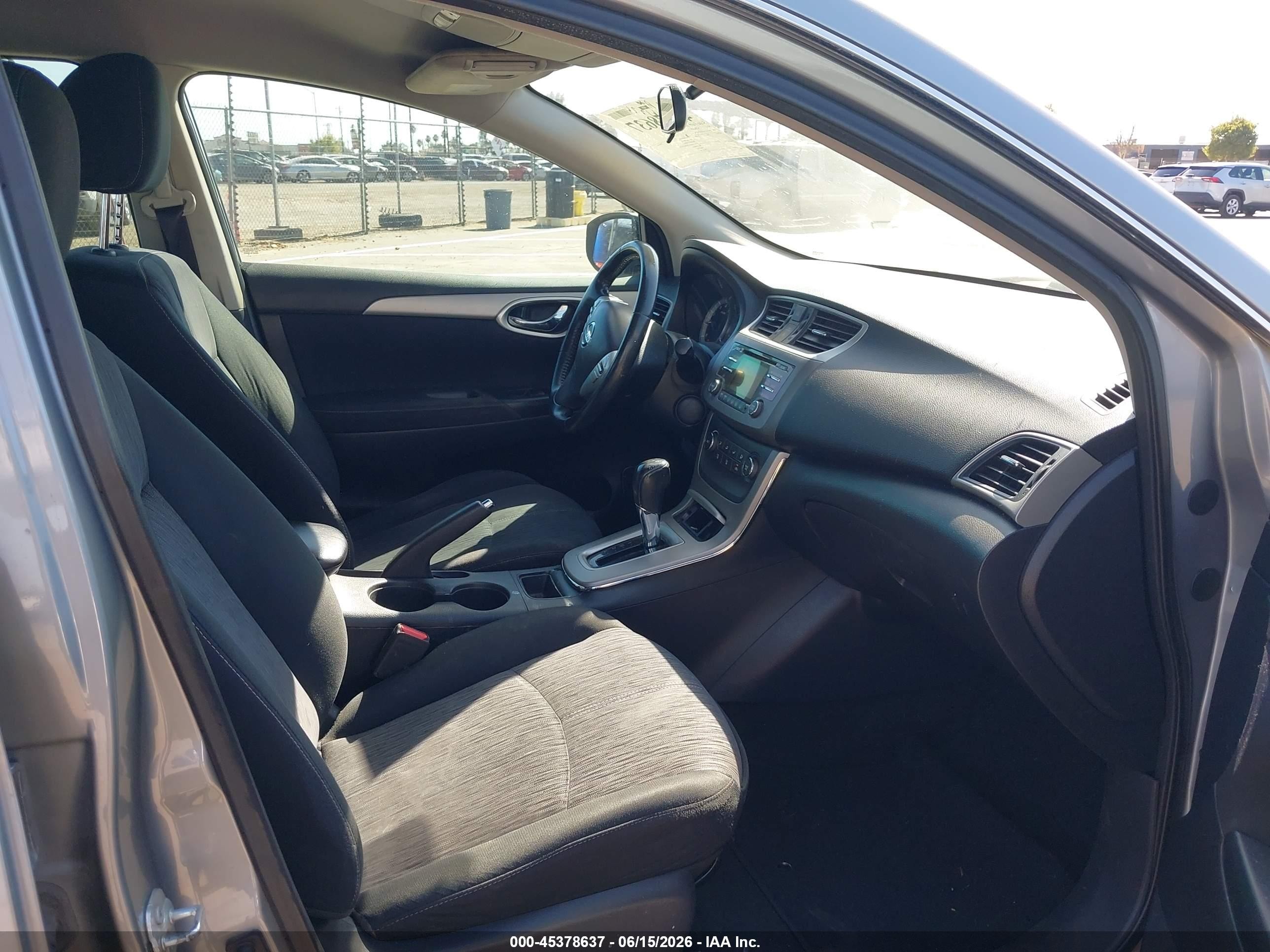 2014 Nissan Sentra Sv Gray vin: 3N1AB7AP2EY318530