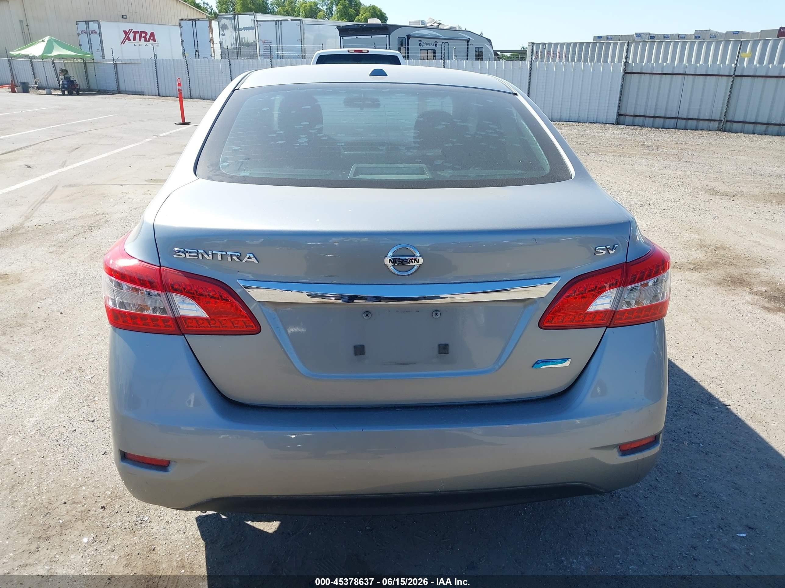 2014 Nissan Sentra Sv Gray vin: 3N1AB7AP2EY318530