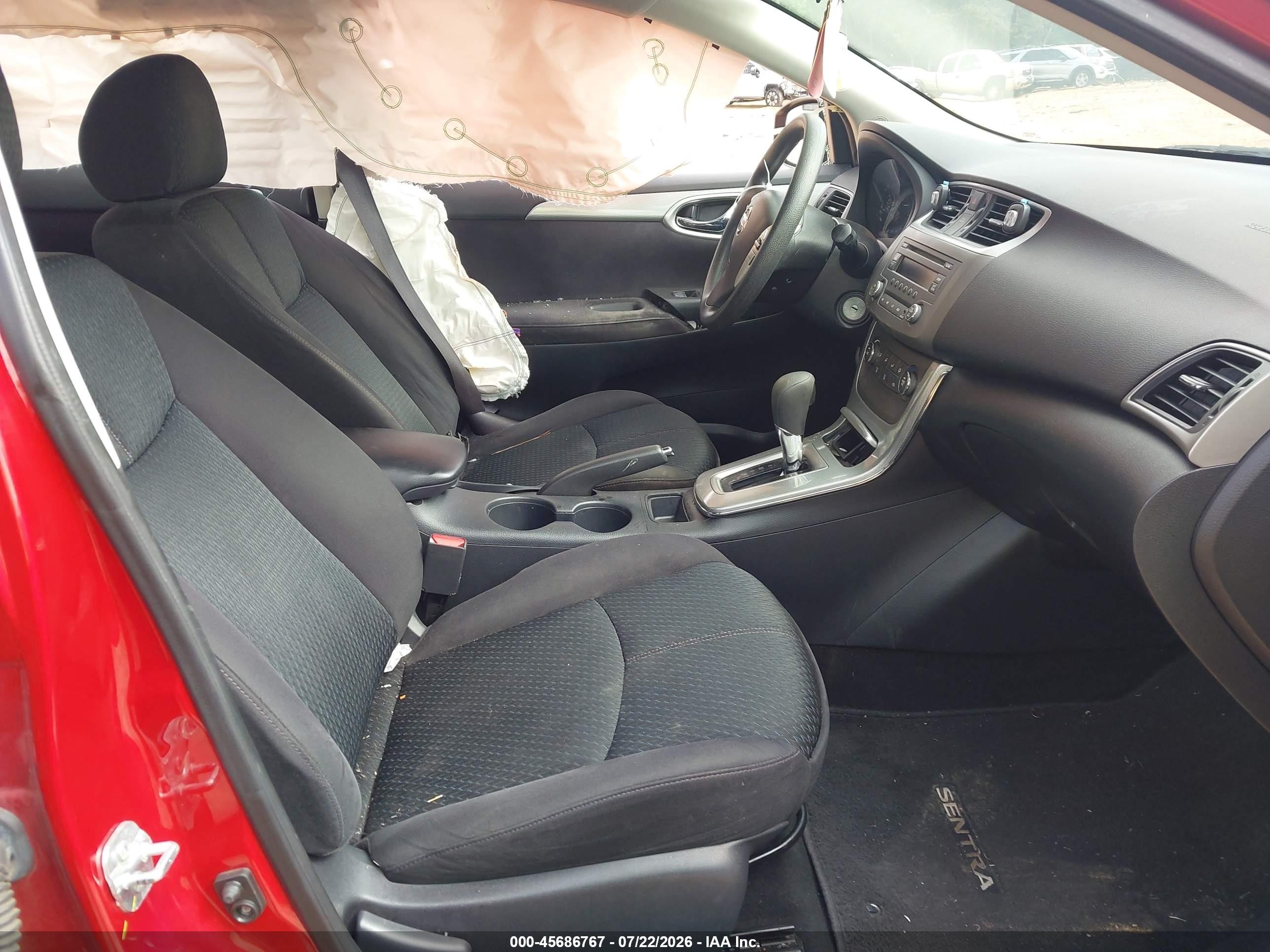 2014 Nissan Sentra Sr Red vin: 3N1AB7AP2EY325154
