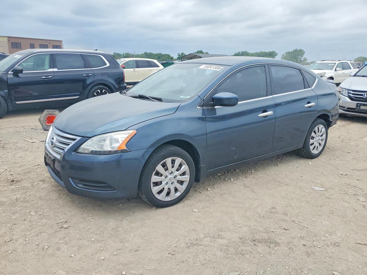 2014 Nissan Sentra Sv Teal vin: 3N1AB7AP2EY326868