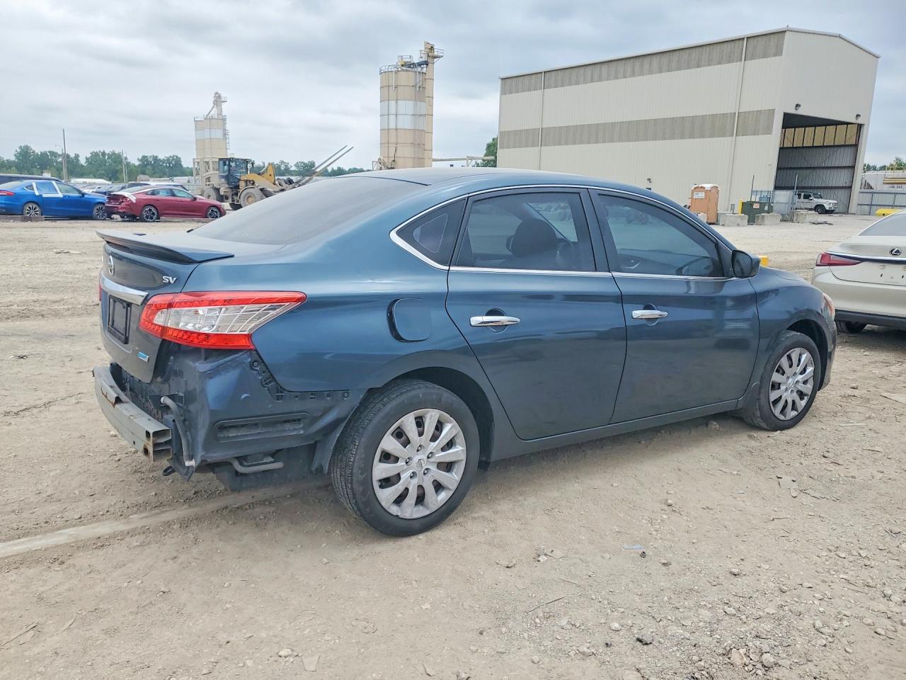 2014 Nissan Sentra Sv Teal vin: 3N1AB7AP2EY326868