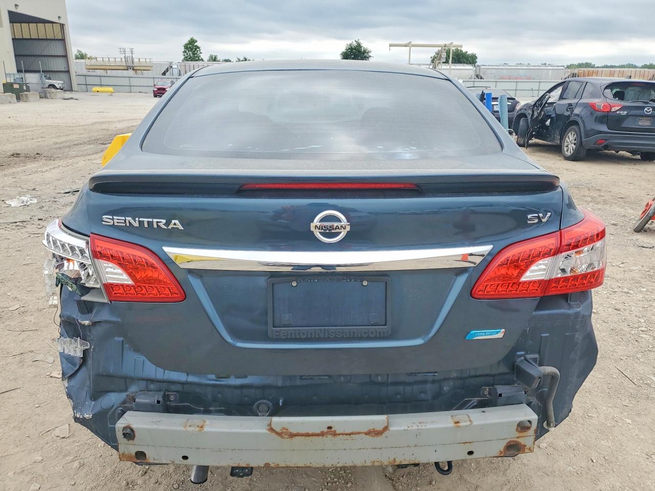 2014 Nissan Sentra Sv Teal vin: 3N1AB7AP2EY326868