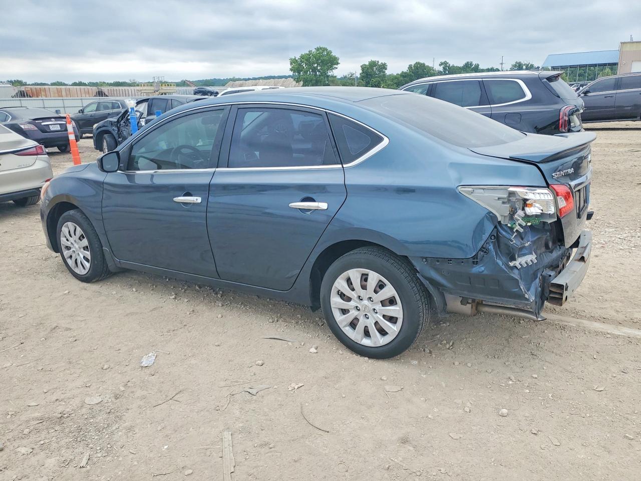 2014 Nissan Sentra Sv Teal vin: 3N1AB7AP2EY326868
